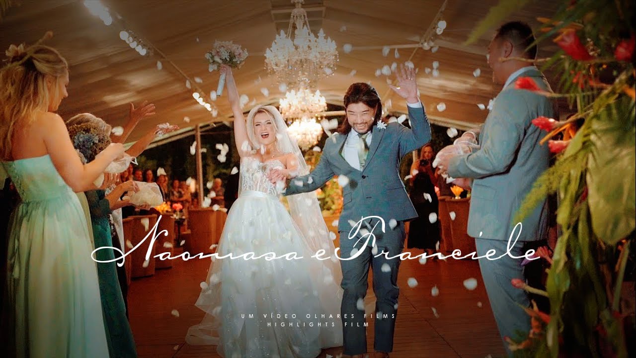 Franciele e Naomasa - Dança Coreografia de casamento com as madrinhas da Fran com as amigas