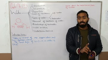 Introduction to Water | chemistry class 10 chapter 15