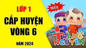 Lớp 1 Vòng 6 cấp huyện - Trạng nguyên Tiếng Việt năm học 2023 - 2024 #thayquy #caphuyenlop1satde