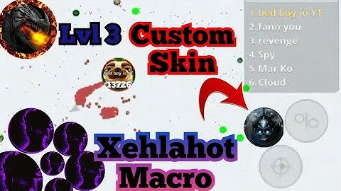 AGAR.IO xelahot custom skin tutorial + xelahot free tutorial. Skin lvl 3 tutorial. (AGAR.IO MOBILE)🔥