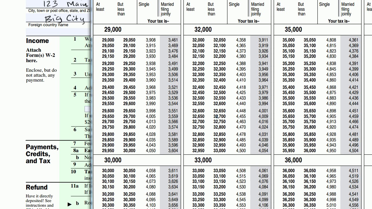 1040ez Printable Form | carfare.me 2019-2020