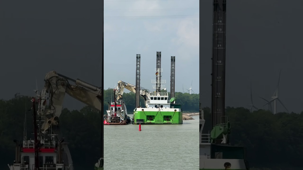 PETER THE GREAT Baggerschiff im Nord-Ostsee-Kanal 24.5.2024