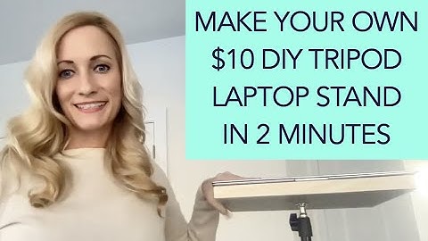 DIY Tripod Laptop Stand video