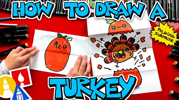 How To Draw A Turkey Jumping Out Of A Pumpkin
