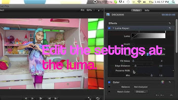 Luma Keying Tutorial On FCPX