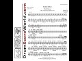Drum Score - David Bowie - Rebel Rebel (Preview)