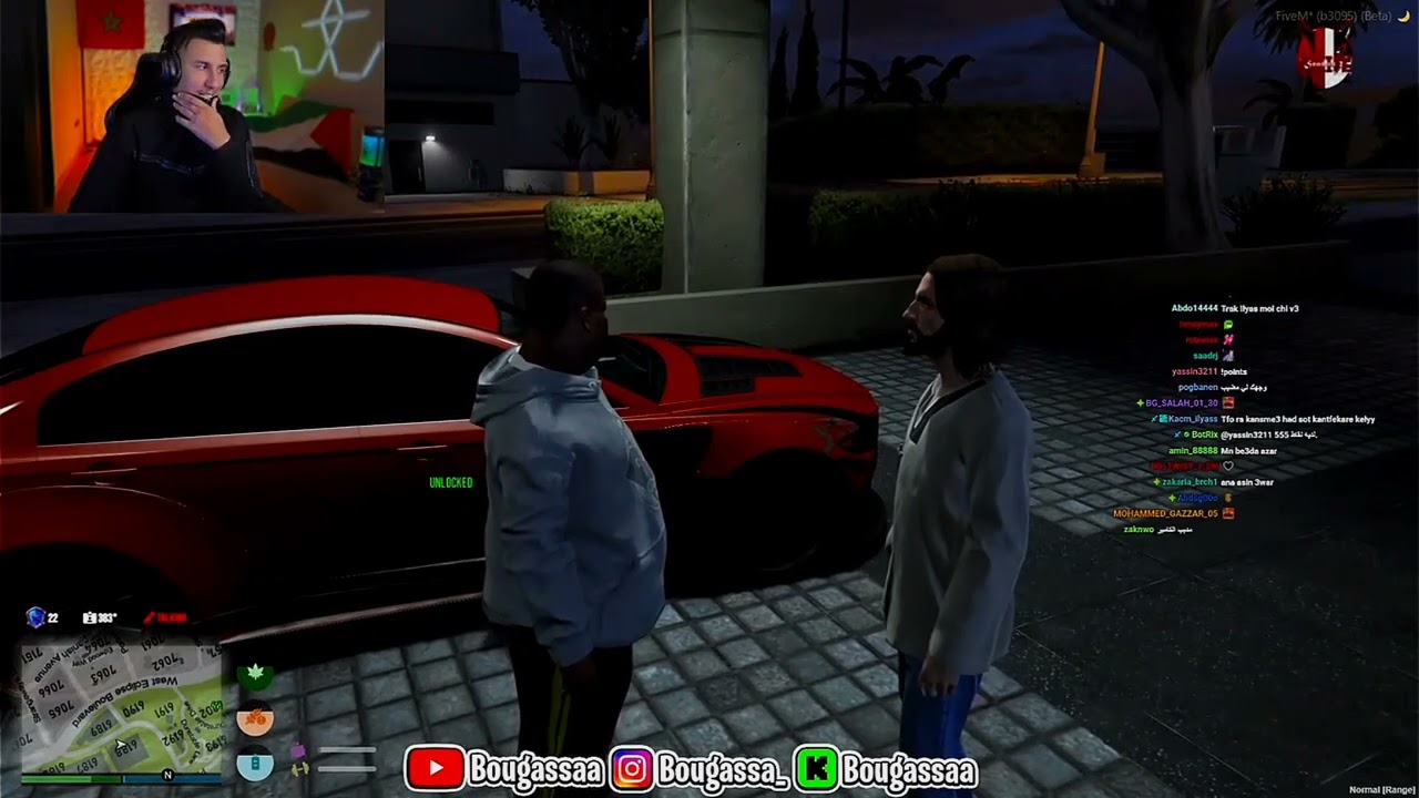 bougassaa gta rp/مرونها فسيرفر nolife 🔥😂