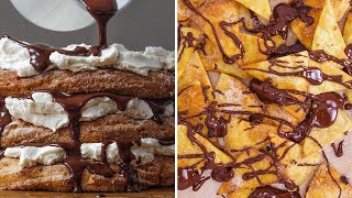 Easy Homemade Churros: Churro Nachos + Churro Cake