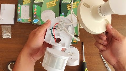 Como Conectar un Sensor de Movimiento de 180 Grados (Tutorial)