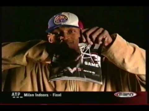 Ron Artest Throws Water Bottle at Fan (2003 Interv...