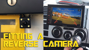 Fitting a reverse camera - Self built DIY VW T5 camper conversion