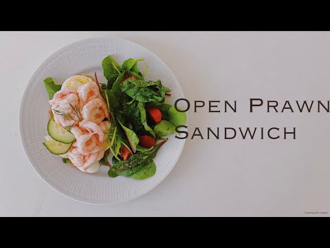 Open Prawn Sandwich | Räksmörgås | No Music | Cooking With Jiaojiao