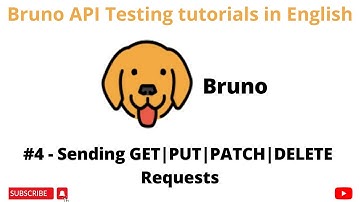 #4 | Sending GET|PUT|PATCH|DELETE Requests | REST API Testing tutorials for Beginners in English |