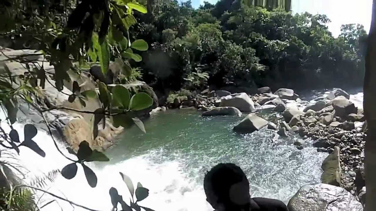 Puerto Rico Extreme River Hiking and Cliffdiving (Yunque).GoPro HD