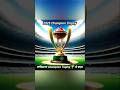 2025 चैंपियंस ट्रॉफी पर मंडराया खतरा! #shorts #cricket #championtrophy2025 #msfacts1913