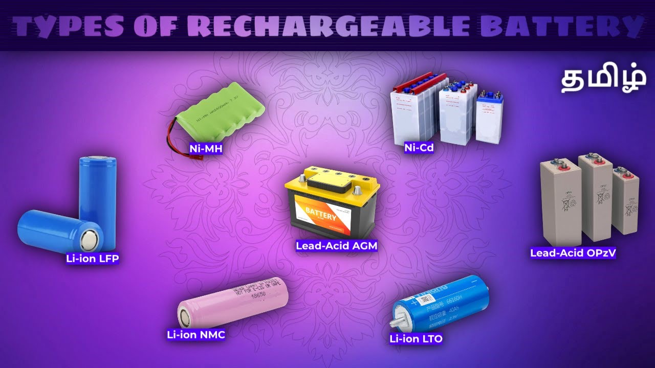 🔋Types of Rechargeable Battery⚡🔥Which battery is best?⚡🗄️🔥Leadacid🔌