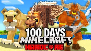 I Survived 100 Days as a PORCUPINE on Hardcore Minecraft.. Here&#39;s What Happened..