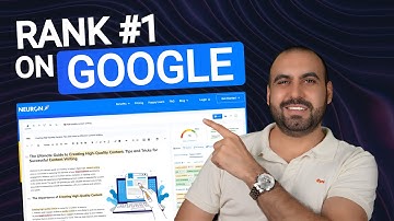 Improve Google Rankings with NeuronWriter 🚀