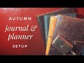 Fall Journal and Planner Stack: Bullet Journal, Commonplace Book, Functional Planning, Bible Journal