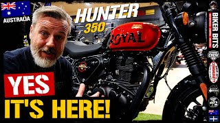 The Royal Enfield HUNTER 350 arrives in Australia!