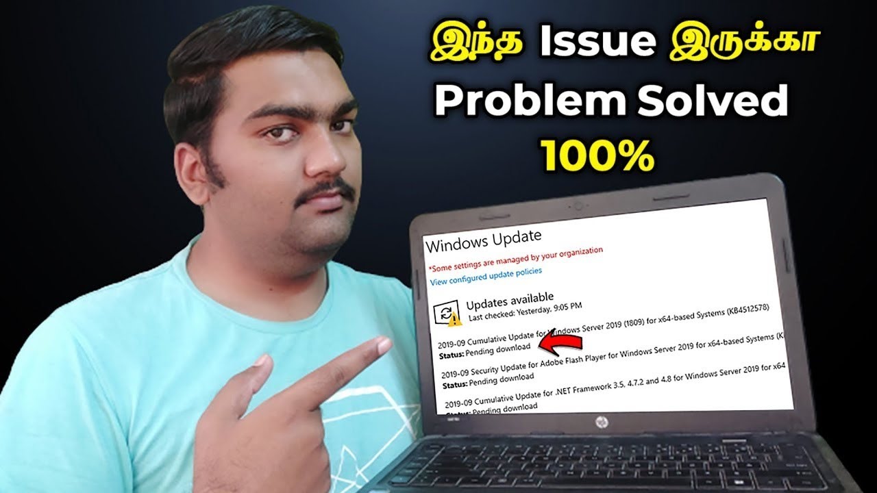 100-fix-windows-10-update-pending-updates-in-tamil-youtube