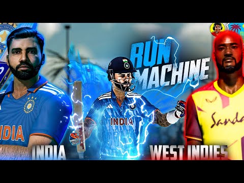 FULL ODI SERIES IND vs WI 2023 Highlights | RUN MACHINE KOHLI🔥 In #cricket 22