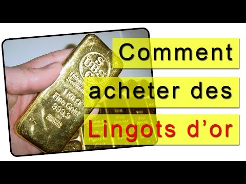 Vidéo: Comment Acheter Un Lingot D'or