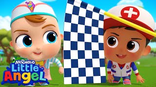 Ice Cream Car Race | Little Angel And Friends Kid Songs by Little Angel & Friends - Kids Songs with Subtitles 42,891 views 3 days ago 15 minutes