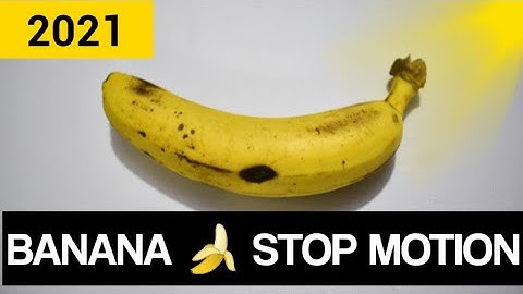 Banana 🍌 Stop Motion Video 💥