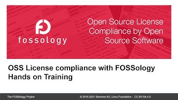 FOSSology Using: End-to-end workflow