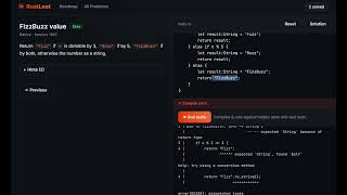 Rust #3 FizzBuzz Value