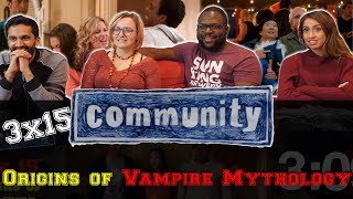 Community - 3x15 Origins of Vampire Mythology - Group Reaction