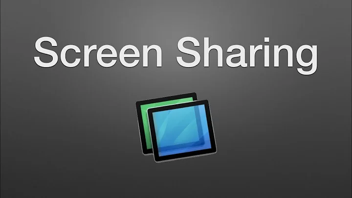 How to Setup Screen Sharing Between Two Mac Computers