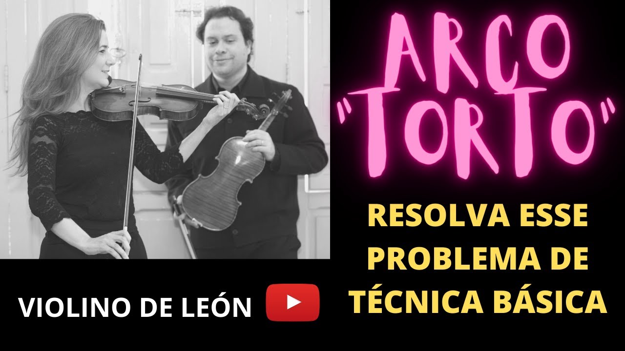 Técnica básica  - exercícios para resolver o  arco "torto" no violino.