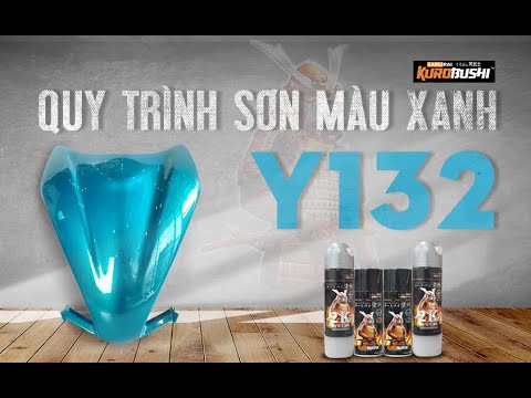 Video CÁCH SƠN MÀU XANH Y132 SAMURAI KUROBUSHI - youtube