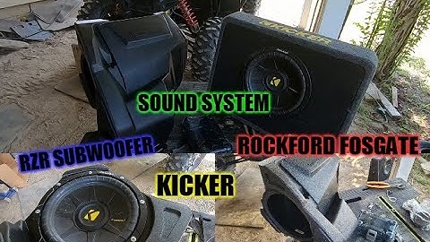 RZR 1000 Rockford Fosgate Subwoofer (RFRZ14-FWE)