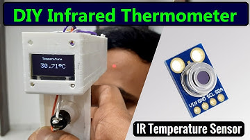 DIY Temperature Thermal Gun | MLX90614 Contactless Infrared Temperature Sensor with Arduino