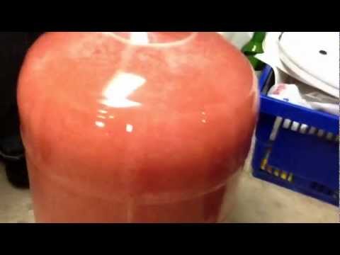 Exploding wine