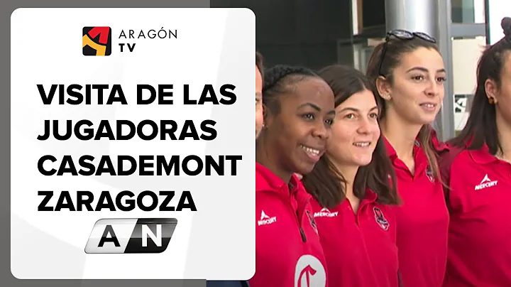 Las jugadoras del Casademont Zaragoza nos visitan