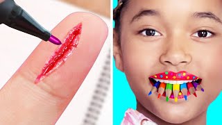 5 MEILLEURS PRANKS ET ASTUCES DRÔLES FUNNY DIY SCHOOL PRANKS / Prank Wars pour la rentrée scolaire