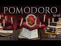 GRYFFINDOR 📚 POMODORO Study Session 50/10 - Harry Potter Ambience 📚 Focus, Relax & Study in Hogwarts
