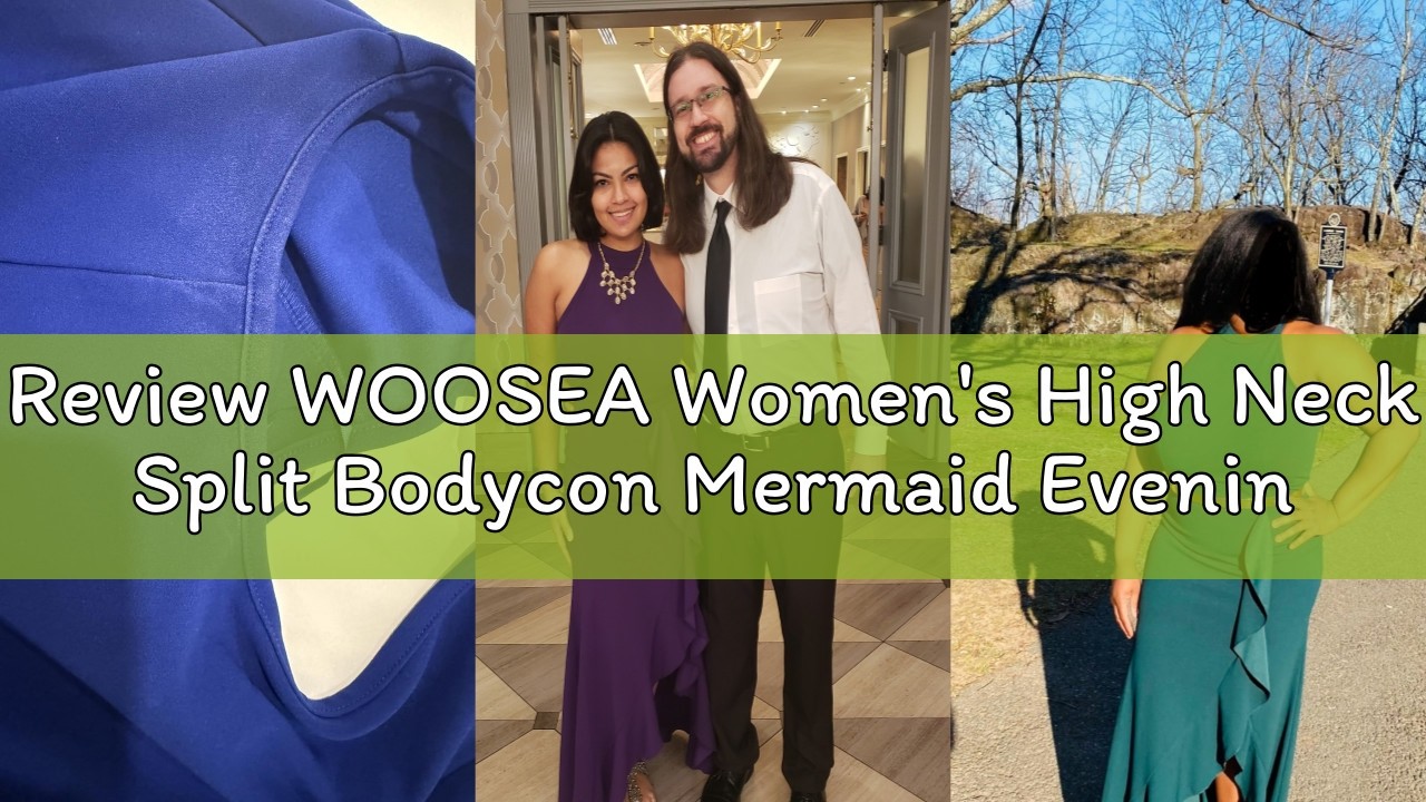 woosea women's split bodycon mermaid evening cocktail long dress Amazon.com: WOOSEA Women's High Neck Split Bodycon Mermaid Evening Cocktail Long Dress Green : Clothing, Shoes & Jewelry