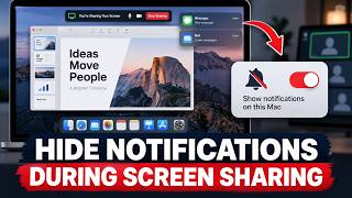 How to Hide Notifications During Screen Sharing on Mac