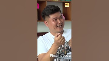 Cắt tóc bằng lửa như thế nào để không bị thương? #shorts