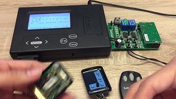 Copy LIFTMASTER rolling code remote to RMC-555HSⅡ by HCD-900