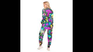 Shroomed Out Womens Crop Sweatshirt Suit