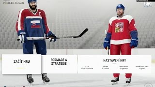 NHL 17 CZ (ps4) - Let´s play - prvni zapas - ČR vs Slovensko