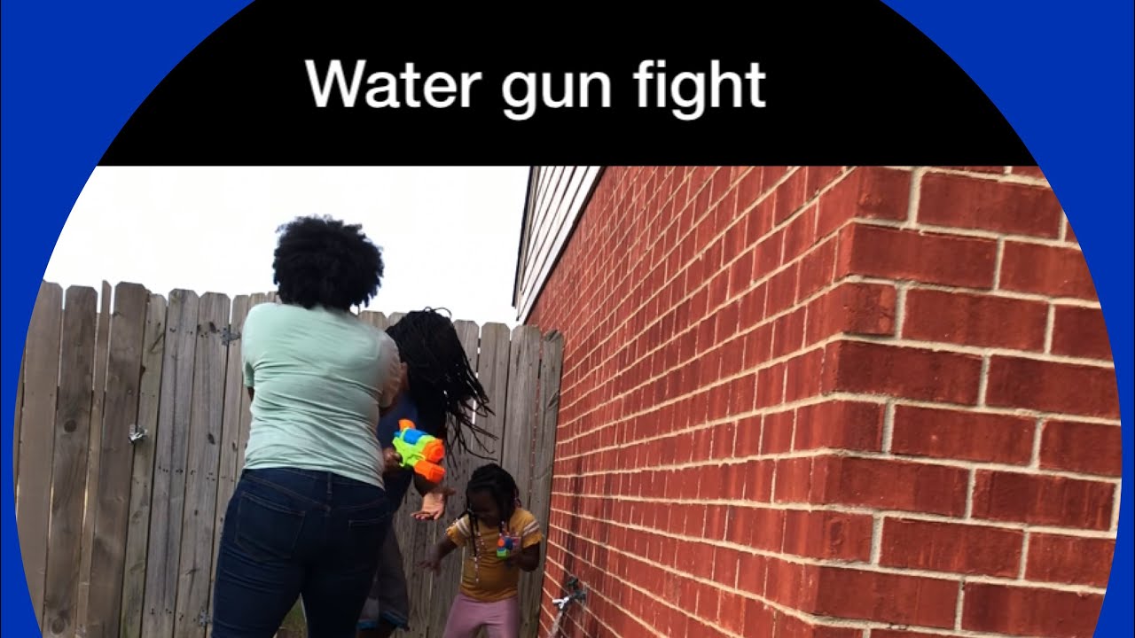 WATER GUN FIGHT 💦 YouTube