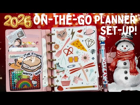 🎁 2026 On-The-Go Planner Set-Up | PLANNER BABE CHRISTMAS | DAY 15