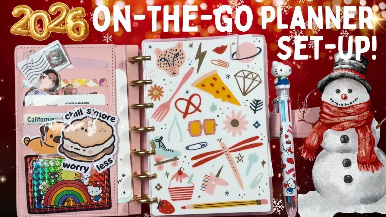 🎁 Набор для планирования на 2026 год | Рождественский планировщик от PLANNER BABE | День 15